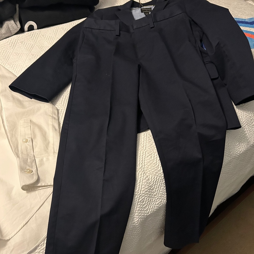 Boys Crewcuts J Crew Navy Blue Suit size 6-7 - Picture 4 of 9